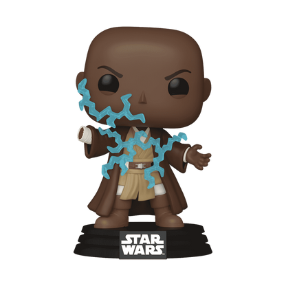 Pop! Mace Windu (Force Lightning Death) (Glow) #788 - vue officielle Funko 1