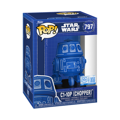 Pop! C1-10P (Chopper) (Blueprint Deco) #797 - vue officielle Funko 2