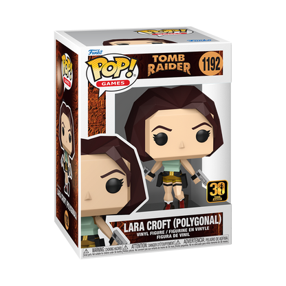 Funko Pop! Lara Croft Polygonal 1192 - boîte officielle Funko