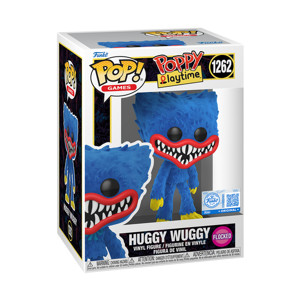Funko Pop! Huggy Wuggy Flocked - boîte officielle Funko