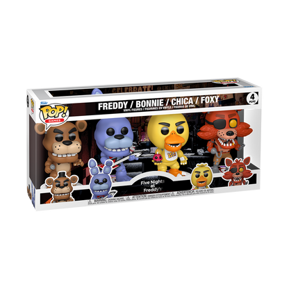 Funko Pop! Five Nights at Freddy's 4-Pack - boîte officielle Funko