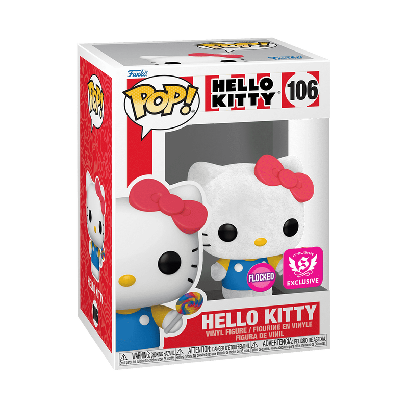 Pop! Hello Kitty avec Sucette (Flocked)