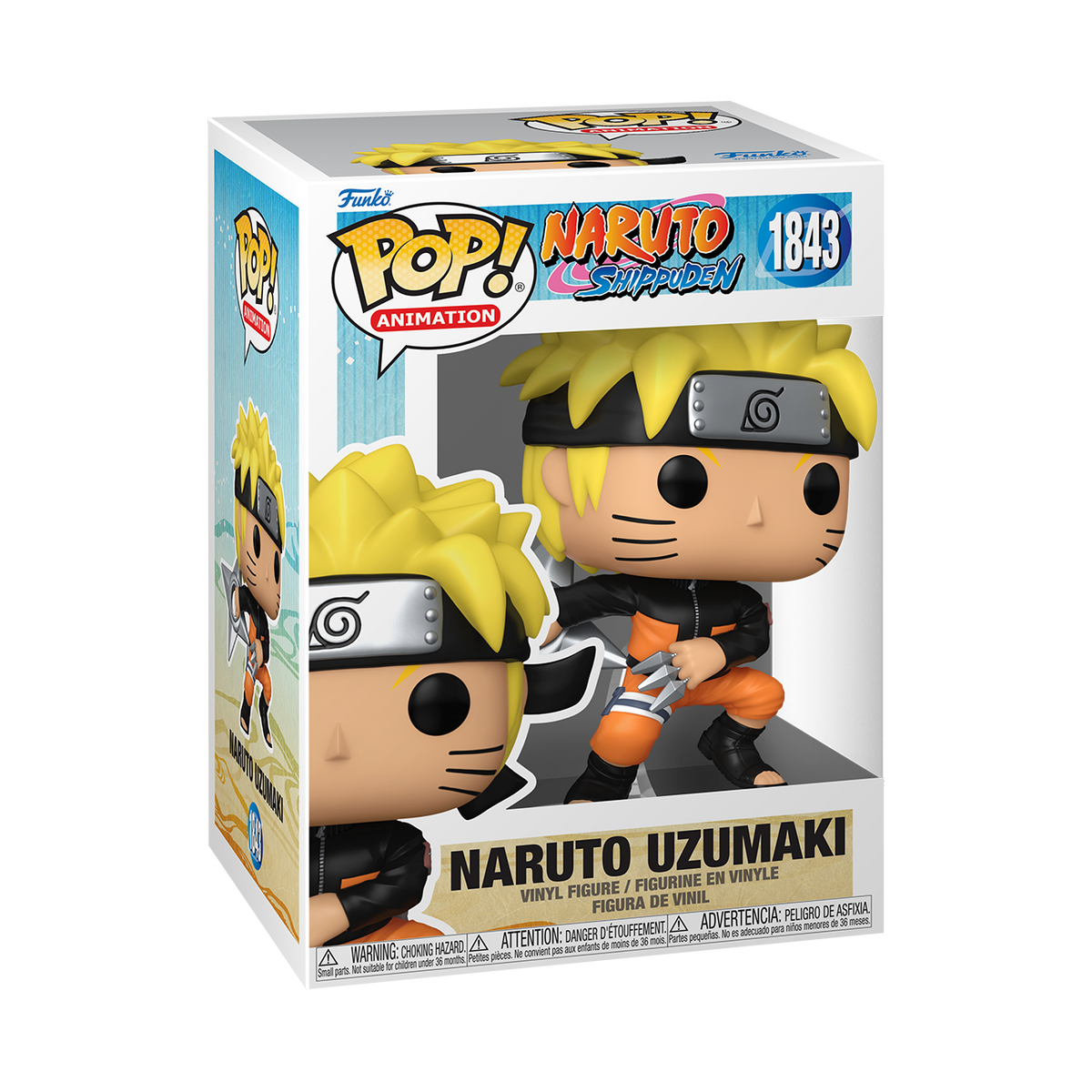 Pop! Naruto Uzumaki avec Kunai & Shuriken
