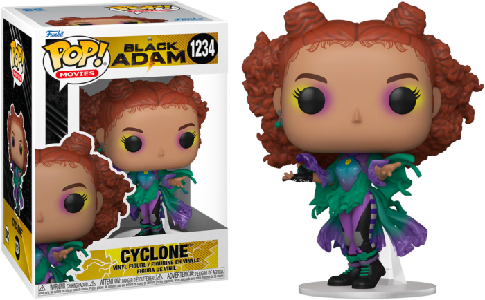black adam funko pop movies vinyl figurine cyclone