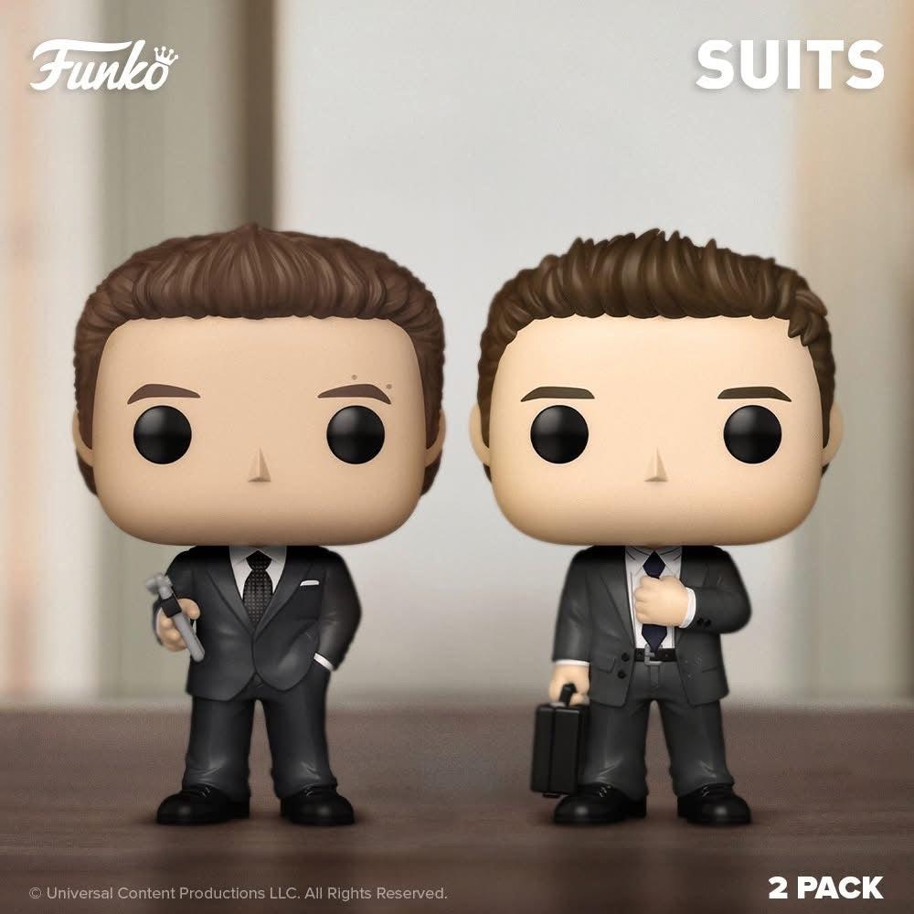 Pop! Harvey Specter e Michael Ross confezione da 2