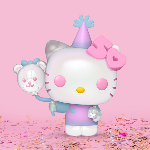 pop hello kitty with balloon 50th anniversary 76