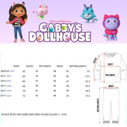 Gabby's Dollhouse Personalised Pyjamas