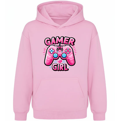 Fringoo gamer Sweat à capuche rose fille Cotton Rich Soft Hooded Sweatshirt- gamer Pad rose