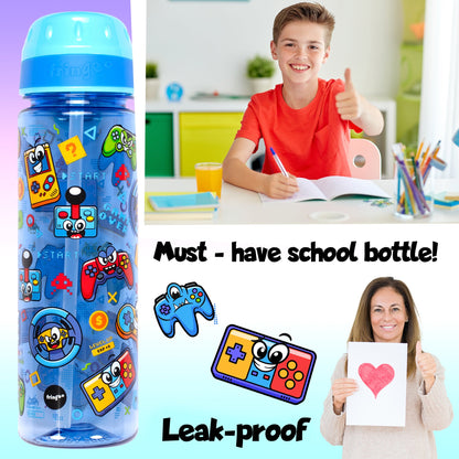 Straw Bottle – gaming Faces