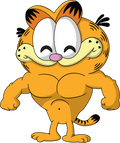 Figurine Swole Garfield