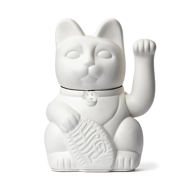 Lucky white cat