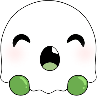Ghost Slimecicle Sticker (6in)
