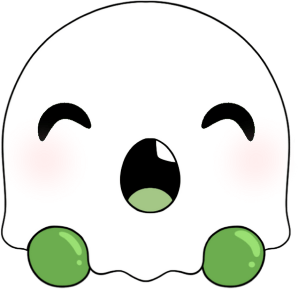 Ghost Slimecicle Sticker (6in)