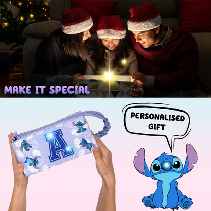 Stitch Make-up Bag - Glitter Letter