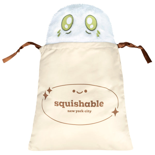 Housse de Rangement Squishable à Cordon – Beige, Petit Format
