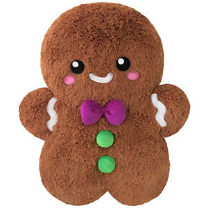 Peluche Comfort Food Squishable – Bonhomme en Pain d’Épices