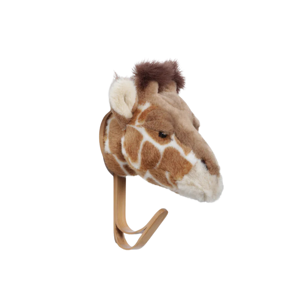 Porte-manteau peluche girafe