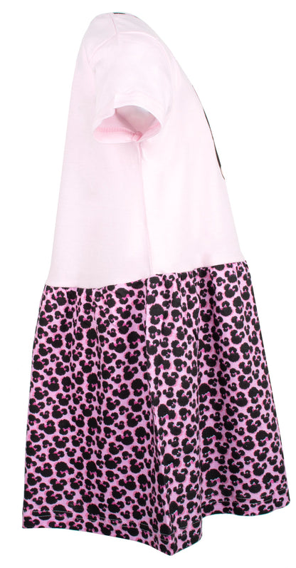 Disney Minnie Mouse Dress – rose Leopard