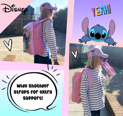 Disney Stitch pailleté Sac à dos fille