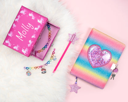 Pailleté Journal secret – Heart