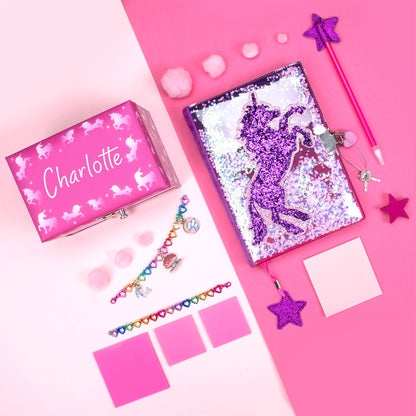 Pailleté Journal secret – licorne