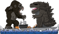 Figurine Godzilla vs. Kong