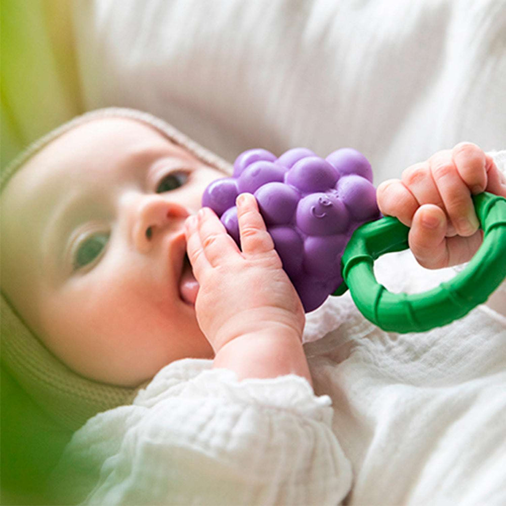 Coffret cadeau bébé – Dentition, hochet et mini anneau