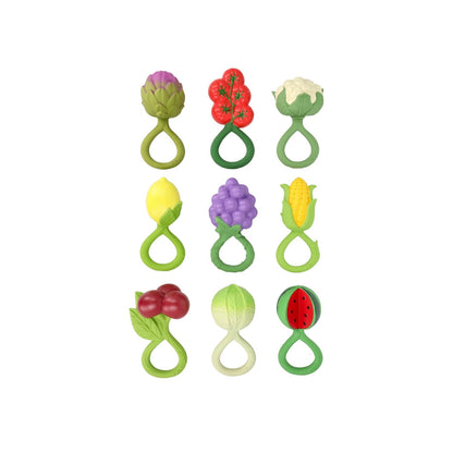 Green Cabbage Baby Rattle