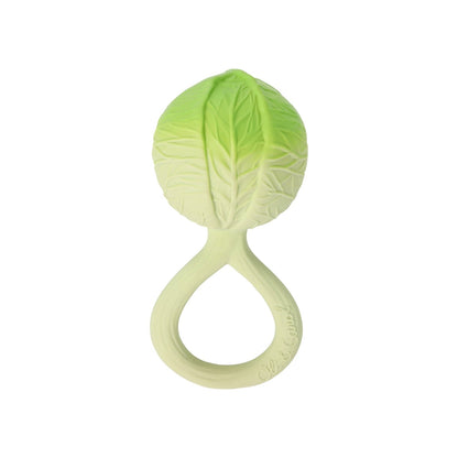 Green Cabbage Baby Rattle