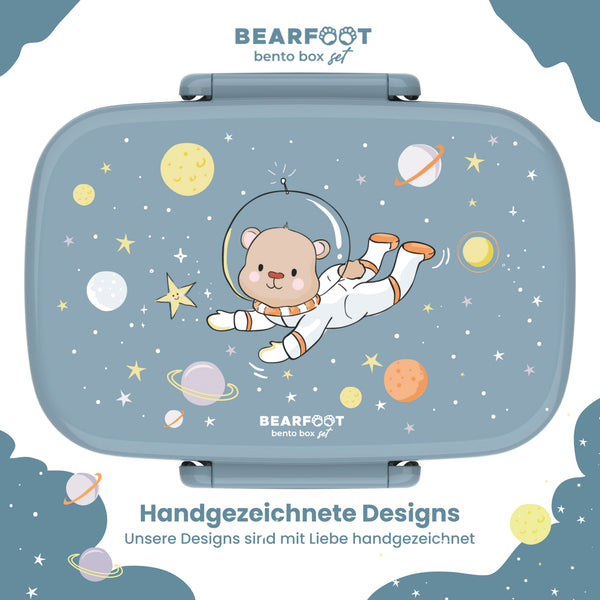 Kids' Lunch Box with Compartments, Lightweight & Leak-Proof - Bear