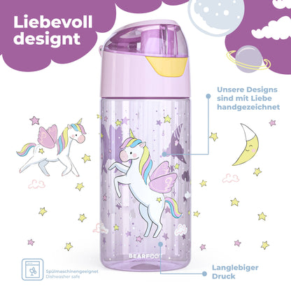 Unicorn Bundle - Bento Box M & Drinking Bottle 450ml