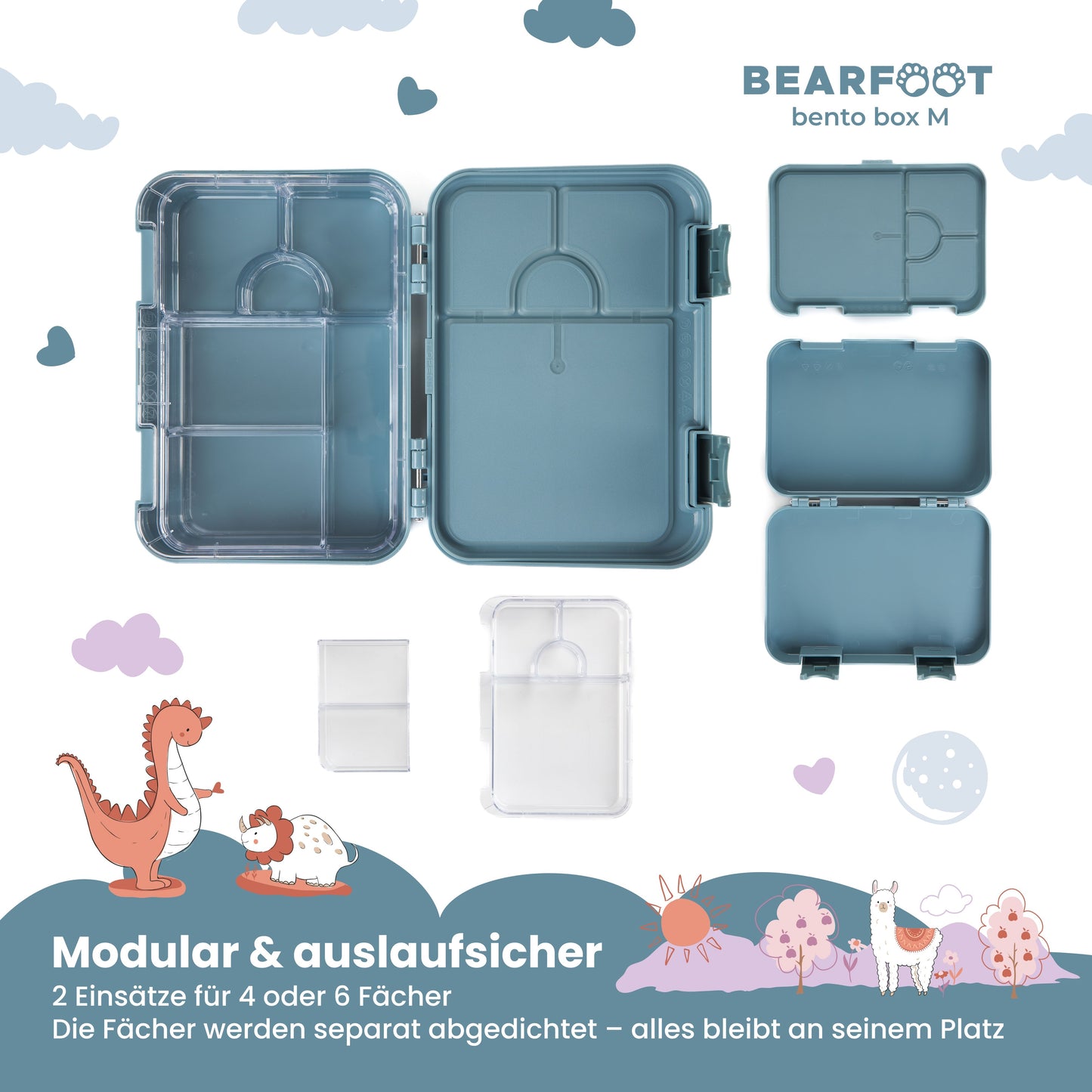 Excavator Bundle - Bento Box M & Water Bottle 450ml