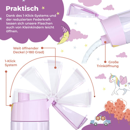 Unicorn Bundle - Bento Box M & Drinking Bottle 450ml
