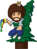 Figurine Bob Ross Hand over the Hero