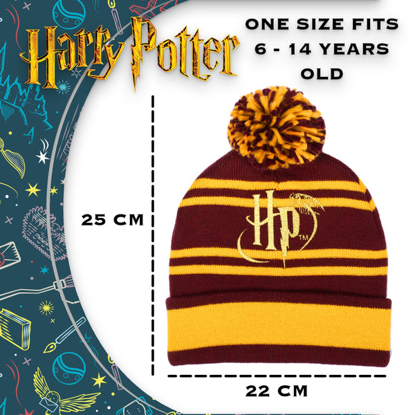 Bonnet – Harry Potter Winter Hat – Burgundy