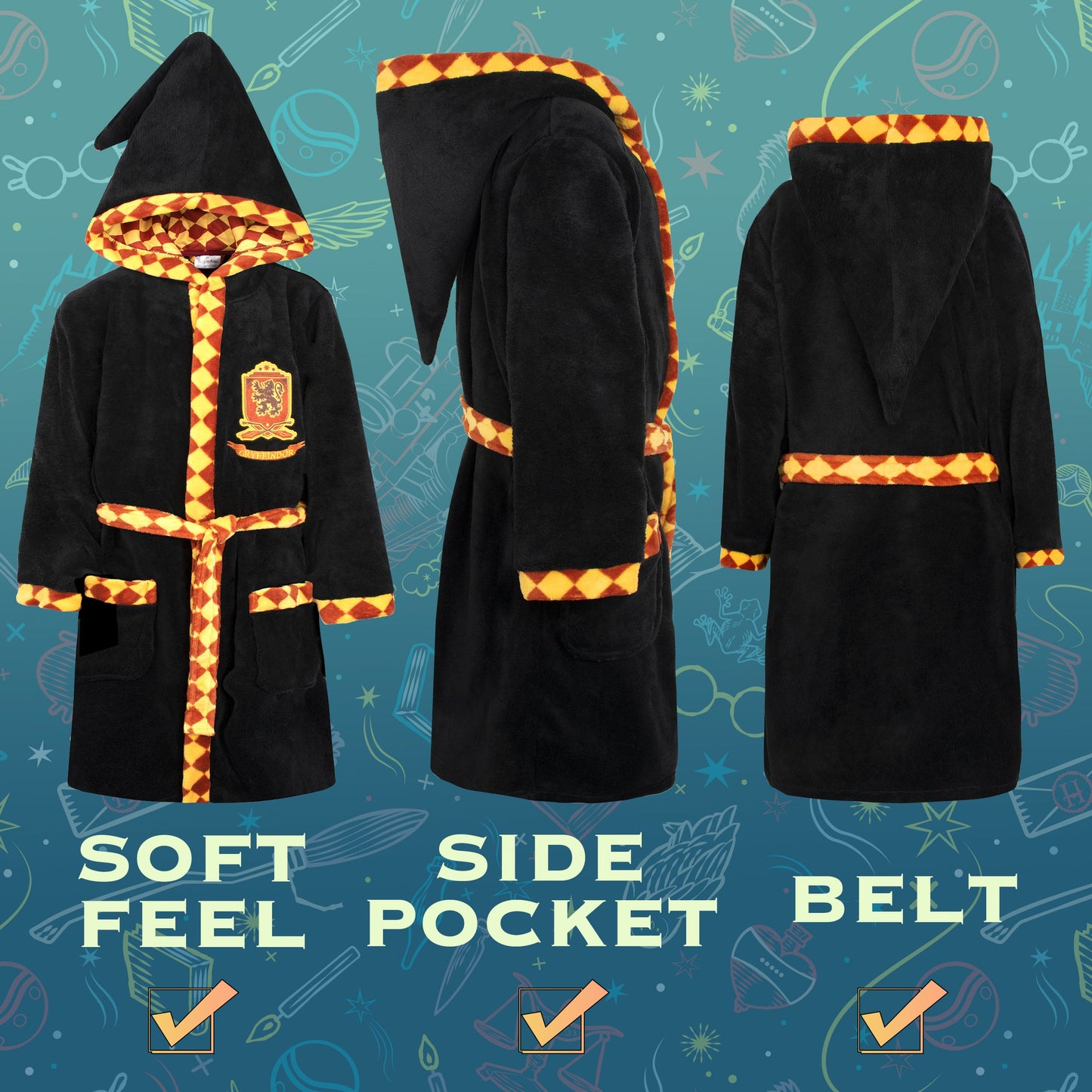Harry Potter Robe – noir
