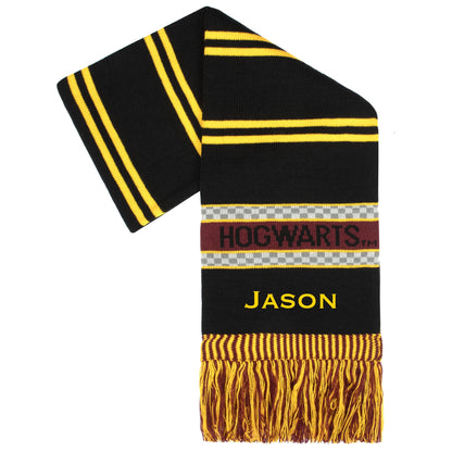 Harry Potter Personalized Scarf - Black