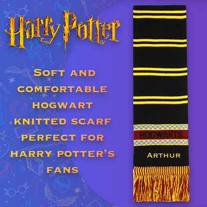 Harry Potter Personalized Scarf - Black