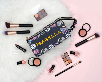 Personalized Harry Potter Make-up Bag - Black