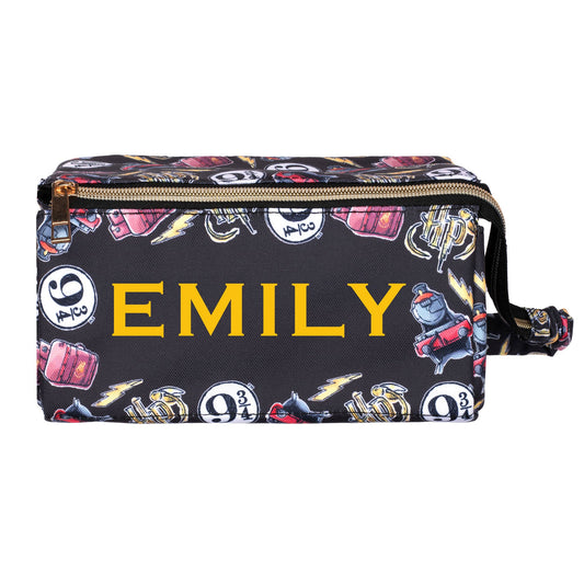 Personalized Harry Potter Make-up Bag - Black