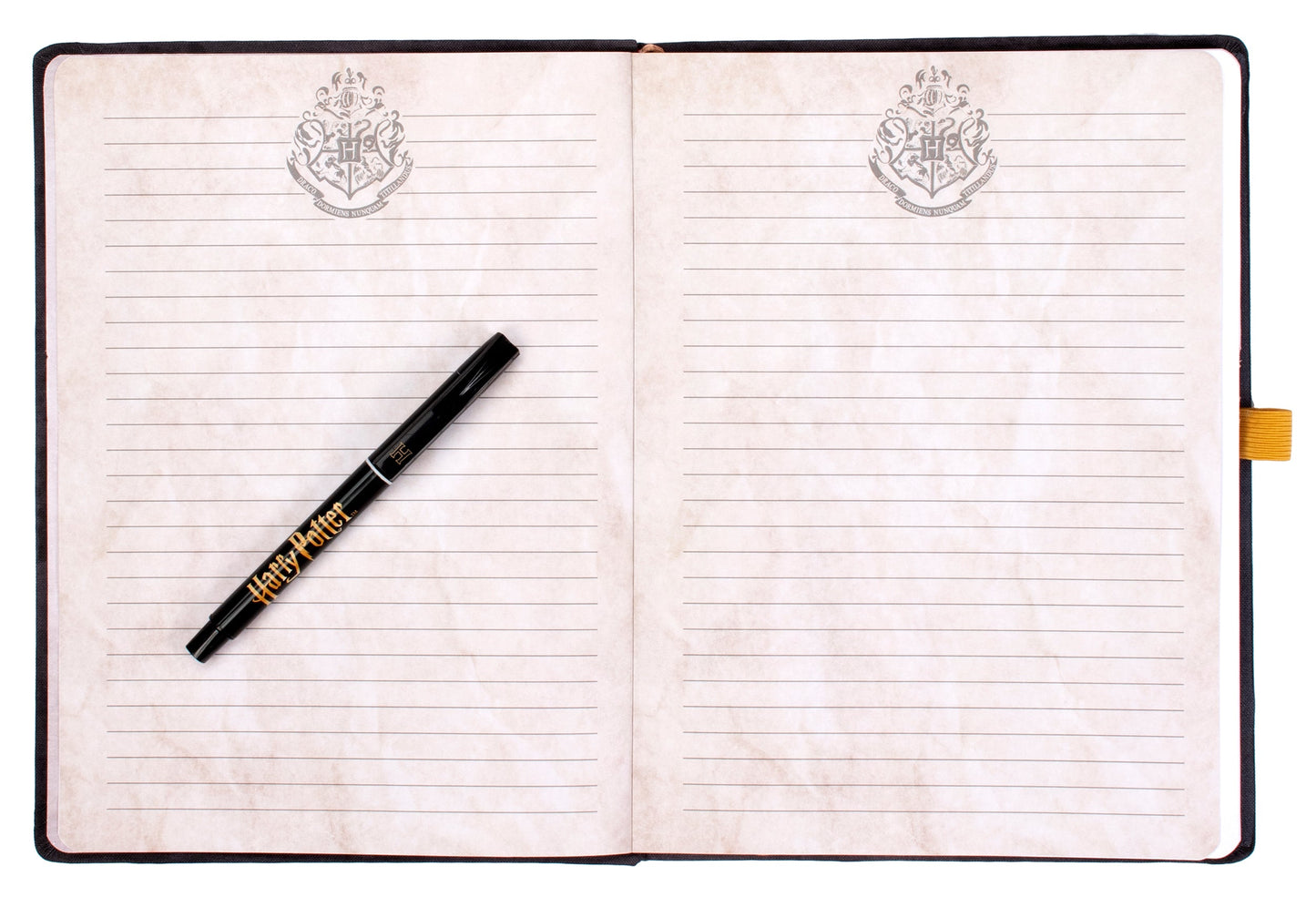 Personalized Harry Potter Notebook - Black