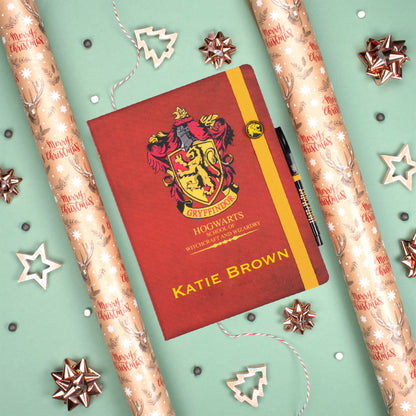 Carnet Harry Potter Personnalisé - Rouge