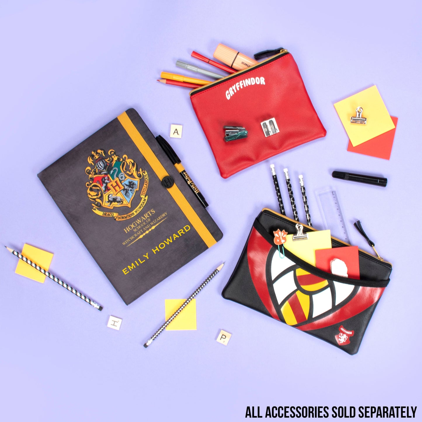 Personalized Harry Potter Notebook - Black