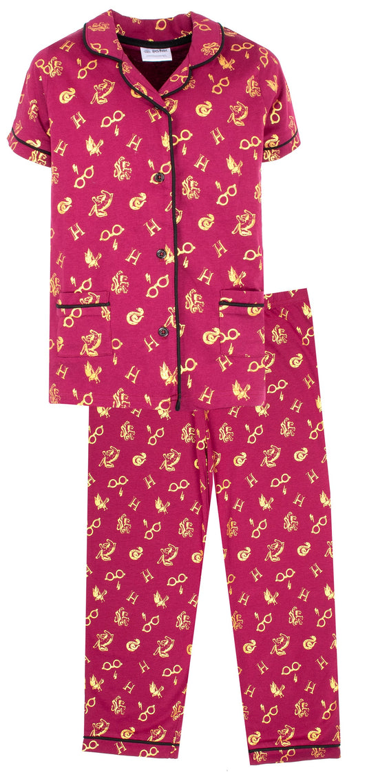 Pyjama – Set with Buttons – Harry Potter