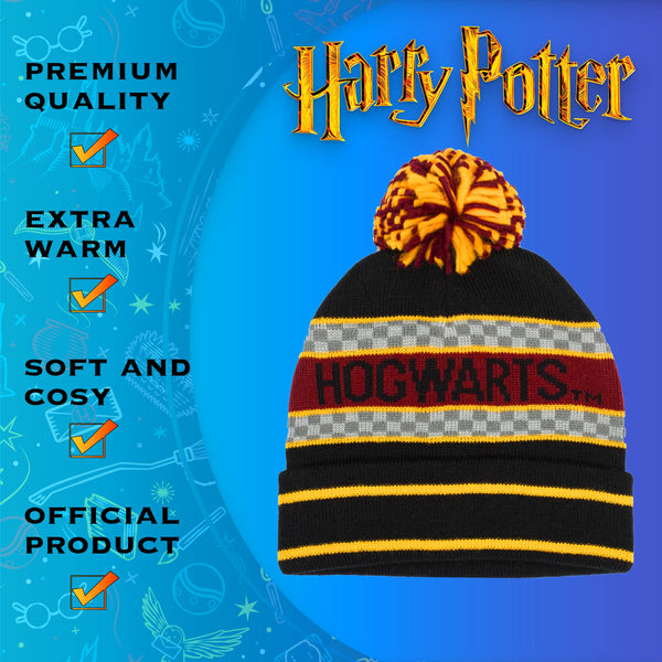 Bonnet – Harry Potter Winter Hat – noir