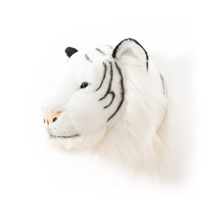 Décoration Murale Peluche Albert le Tigre Blanc - Wild & Soft