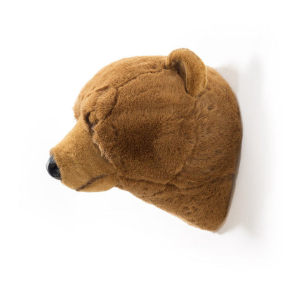 Décoration Murale Peluche Oliver le Ours Brun - Wild & Soft