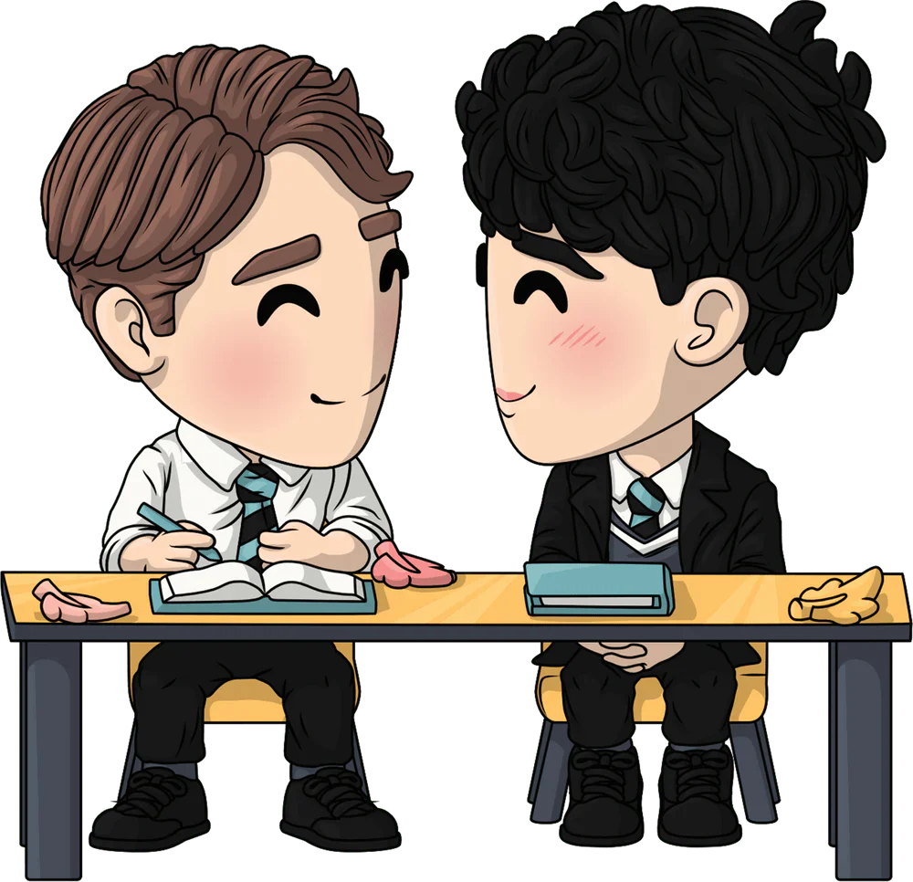 Figurines Nick & Charlie – 2 pièces