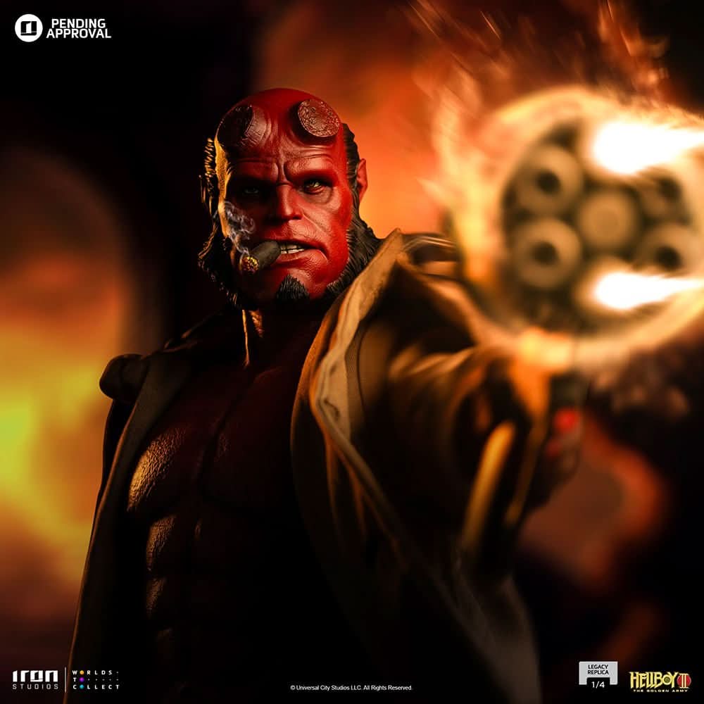Hellboy Statue - Hellboy 2: The Golden Army - Legacy Replica 1/4 - Iron Studios