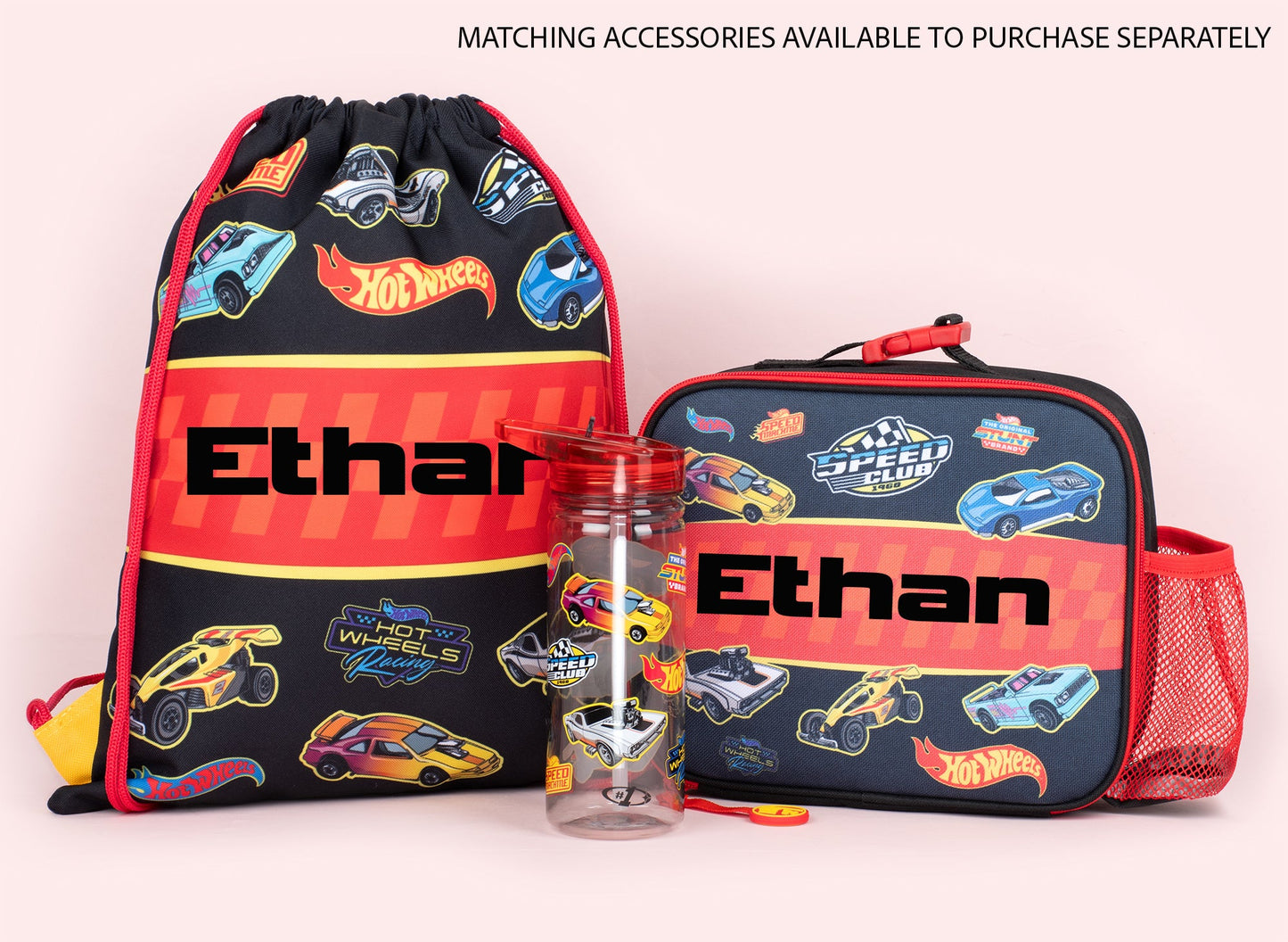 Official Hot Wheels / Personalized Drawstring Bag | Kids PE Bag | Fringoo